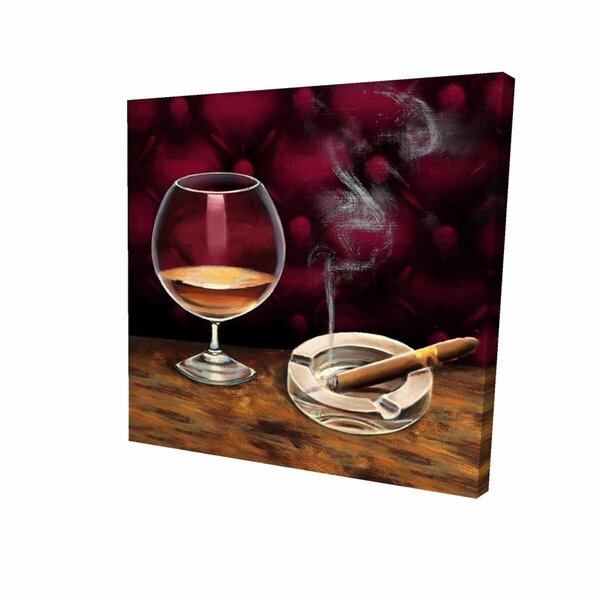 Begin Home Decor 32 x 32 in. Alcohol & Cigar-Print on Canvas 2080-3232-GA8